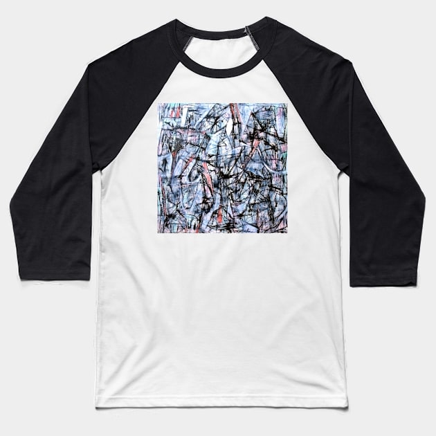 Abstract #3 Baseball T-Shirt by markross